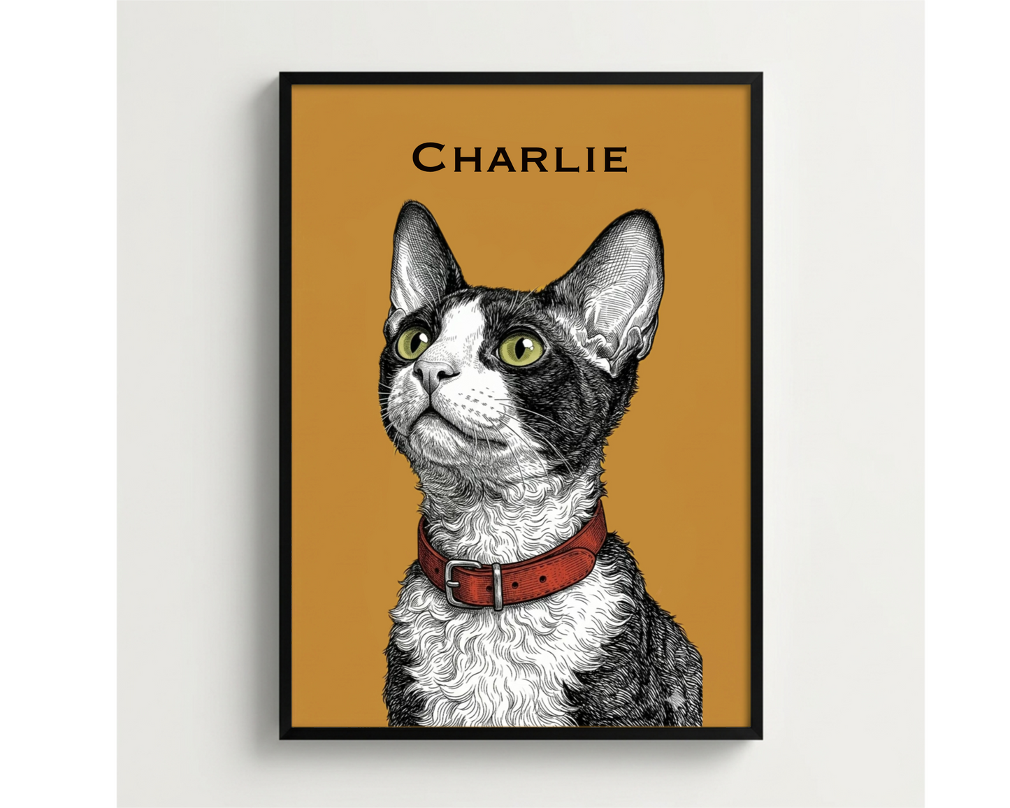 Custom Pet portrait Illustration, Personalized Dog Memorial Gift