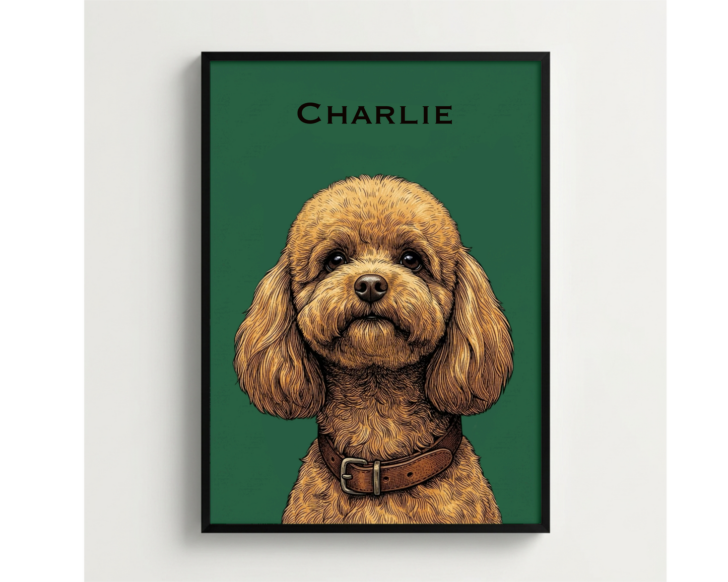 Custom Pet portrait Illustration, Personalized Dog Memorial Gift