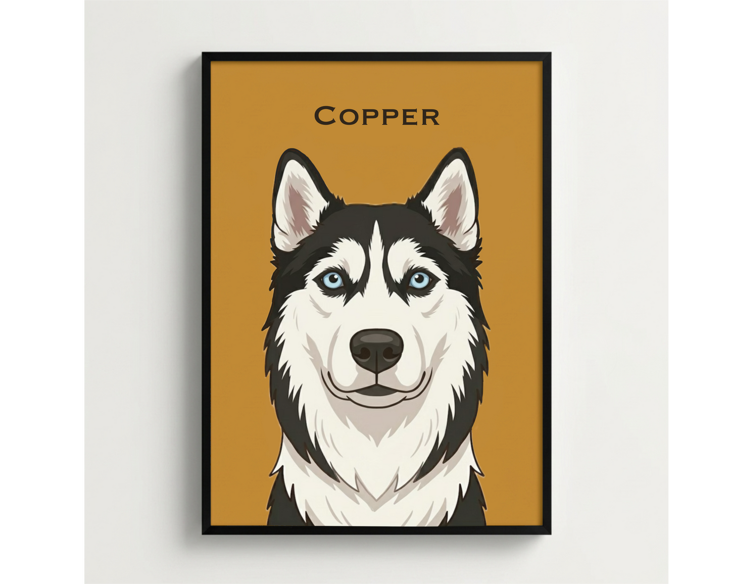 Custom Pet Portrait Illustration | Personalized Dog & Cat Memorial Art Gift | Digital or Physical Print