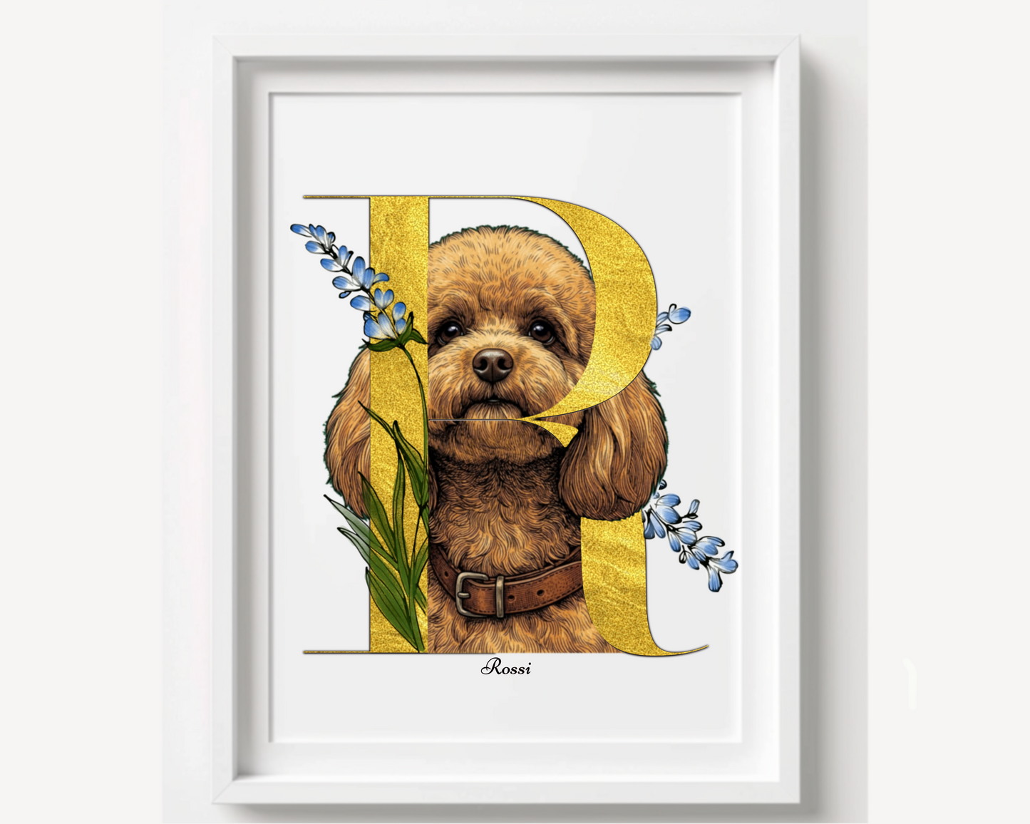 Custom Pet Portrait Illustration | Personalized Dog & Cat Memorial Art Gift | Digital or Physical Print